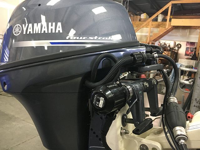 New Yamaha 9.9 with the new Garmin Reactor Kicker